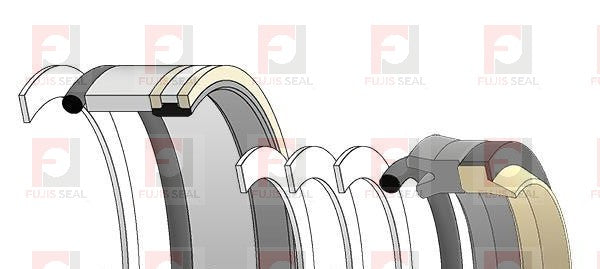 Komatsu Wheel Loader, KOM-707-99-75400 Hydraulic Seal Kit Rod 120.000 X Bore 225.000