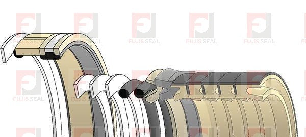 Komatsu Wheel Loader, KOM-707-99-75490 Hydraulic Seal Kit Rod 120.000 X Bore 225.000