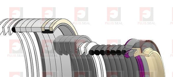 Komatsu Excavator, KOM-707-99-76260, Hydraulic Seal Kit, Rod 140.000 x Bore 200.000, Models PC2000-8