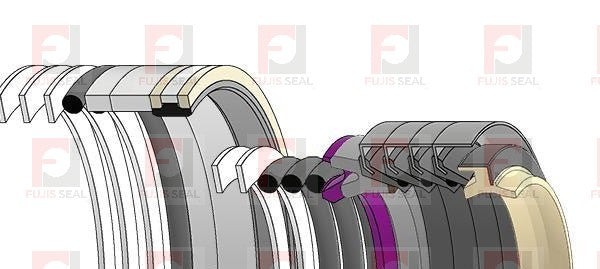 Komatsu Excavator, KOM-707-99-78440, Hydraulic Seal Kit, Rod 160.000 x Bore 225.000, Models PC1250-8, PC1250LC-8, PC1250SP-8