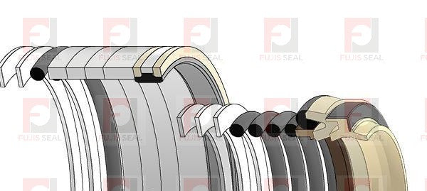 Komatsu Excavator, KOM-707-99-78620, Hydraulic Seal Kit, Rod 160.000 x Bore 225.000, Models PC1000-1, PC1000SE-1, PC1000SP-1