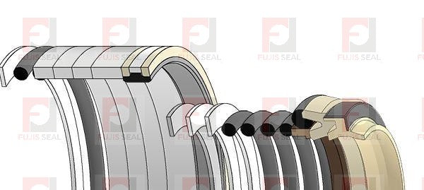 Komatsu Excavator, KOM-707-99-78630, Hydraulic Seal Kit, Rod 160.000 x Bore 225.000, Models PC1000-1, PC1000SE-1, PC1000SP-1