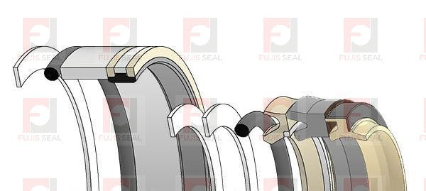 Komatsu Wheel Loader, KOM-707-99-84440 Hydraulic Seal Kit Rod 140.000 X Bore 280.000