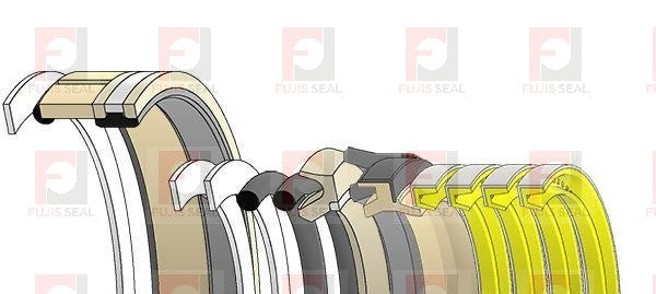Komatsu Wheel Loader, KOM-707-99-84470 Hydraulic Seal Kit Rod 140.000 X Bore 280.000