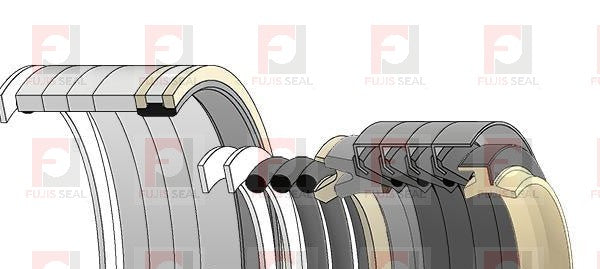 Komatsu Excavator, KOM-707-99-85310, Hydraulic Seal Kit, Rod 160.000 x Bore 250.000, Models PC1800-6