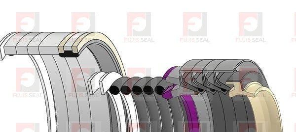 Komatsu Excavator, KOM-707-99-85350, Hydraulic Seal Kit, Rod 160.000 x Bore 250.000, Models PC2000-8