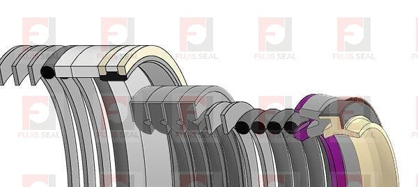 Komatsu Excavator, KOM-721-98-00130, Hydraulic Seal Kit, Rod 110.000 x Bore 160.000, Models PC490LC-11, PC490LCi-11