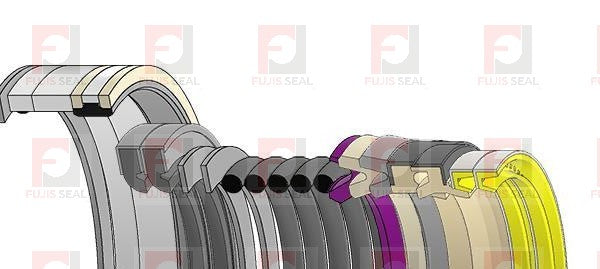 Komatsu Excavator, KOM-721-98-01741, Hydraulic Seal Kit, Rod 110.000 x Bore 160.000, Models PC490LCi-11