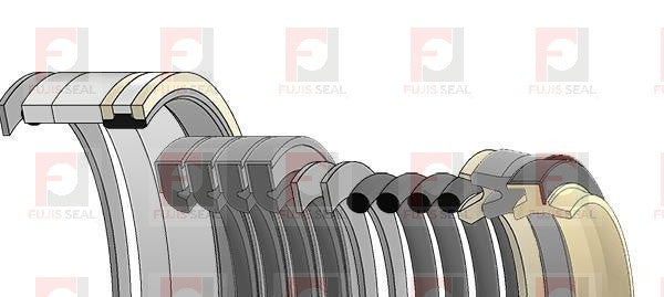 Komatsu Excavator, KOM-721-98-01970, Hydraulic Seal Kit, Rod 100.000 x Bore 140.000, Models PC360LCi-11, PC390LCi-11