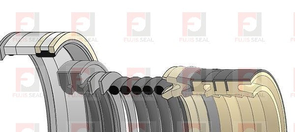 Komatsu Excavator, KOM-721-98-01990, Hydraulic Seal Kit, Rod 100.000 x Bore 140.000, Models PC360LCi-11, PC390LCi-11