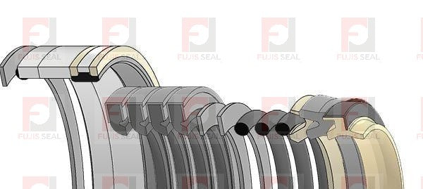 Komatsu Excavator, KOM-721-98-02310, Hydraulic Seal Kit, Rod 90.000 x Bore 130.000, Models PC238USLC-11