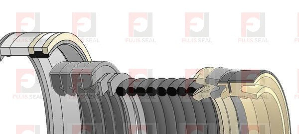 Komatsu Excavator, KOM-721-98-02440, Hydraulic Seal Kit, Rod 95.000 x Bore 135.000, Models PC210LCi-11