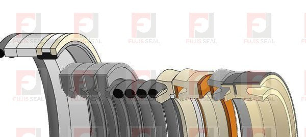 Komatsu Excavator, KOM-721-98-02620, Hydraulic Seal Kit, Rod 85.000 x Bore 120.000, Models PC210LCi-10