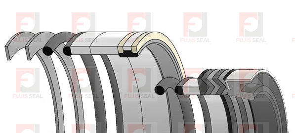 John Deere Backhoe Loader, JD-RE18764 Hydraulic Seal Kit Rod 2.250 X Bore 4.500