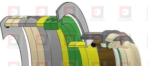 Volvo Excavator, VME-11702757, Hydraulic Seal Kit, Rod 125.000 x Bore 170.000, Models EC340