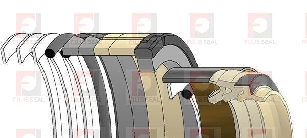 14519503 NOK Seal Kit For Volvo Excavator Boom Cylinder Fits EC160BLC EC160BNLC - product detail 2