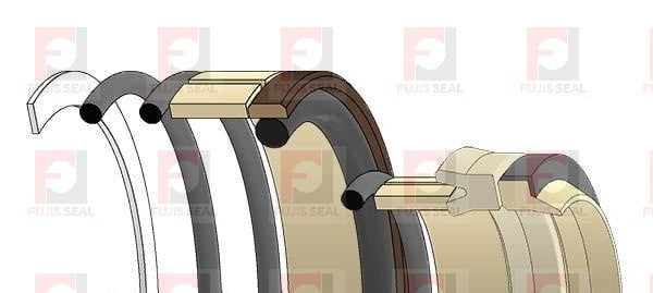 Volvo Excavator, VME-14523116, Hydraulic Seal Kit, Rod 25.000 x Bore 50.000, Models EC140B LC, EC140B LCM, EC160B LC, EC160B NLC, EC160C L, EC160C NL