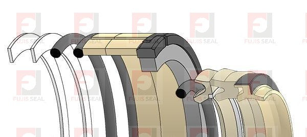 Volvo Excavator, VME-14589128, Hydraulic Seal Kit, Rod 75.000 x Bore 105.000, Models EC160C L, EC160C NL, EC160D L, EC160E L